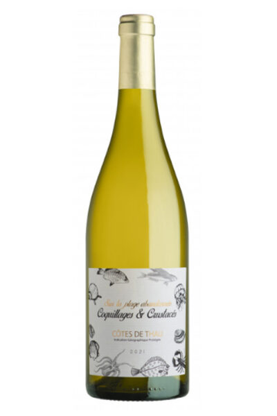 "COQUILLAGES & CRUSTACÉS" CÔTES DE THAU WHITE DRY STILL 0,75 L