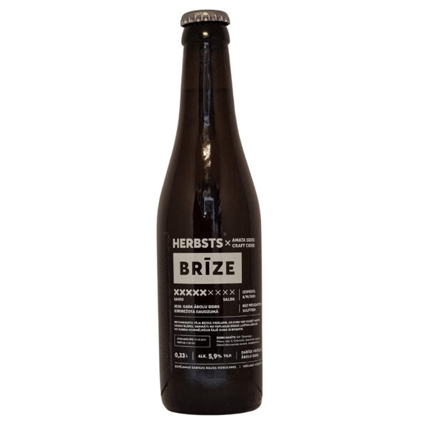 Herbsts Brīze, ābolu sidrs, 0,33 L, Latvija
