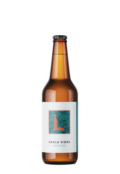 Lauskis apple cider, semi-sweet, Latvia, 0.33 l